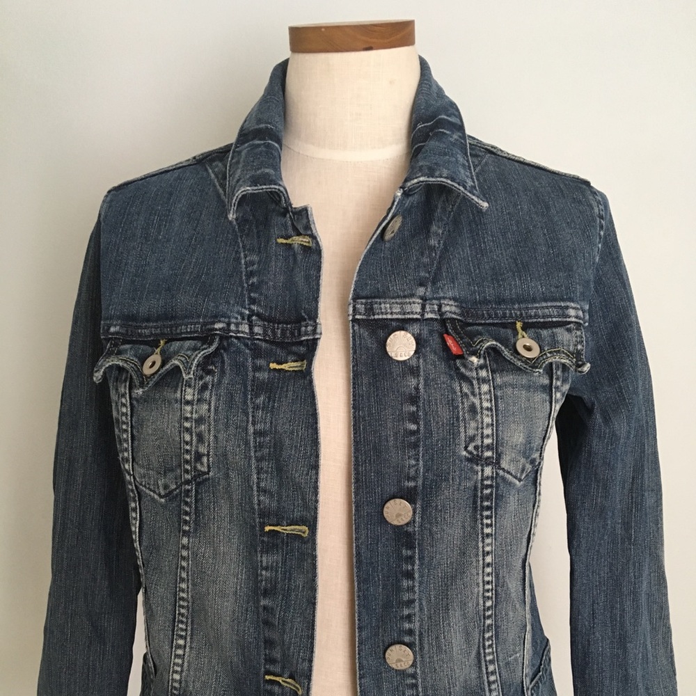 Vintage LEVI STRAUSS &CO Trucker Jean Jacket Large